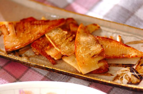 「タケノコのバターしょうゆ焼き」の作り方~基本の調理からアレンジまで、旬を味わう「タケノコ」レシピ~