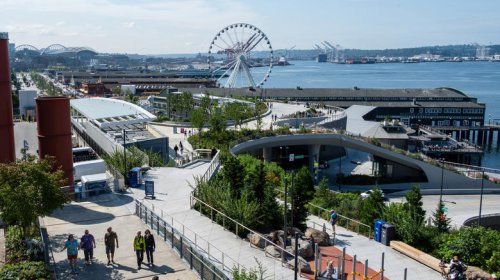 Seattle's redeveloped waterfront park is the West Coast answer to New York City's High Line