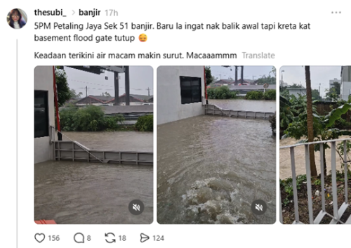 Heat wave season but storm paralyses Klang Valley by evening rush hour