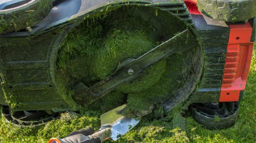Want to keep grass from sticking to your mower deck? This may be a solution