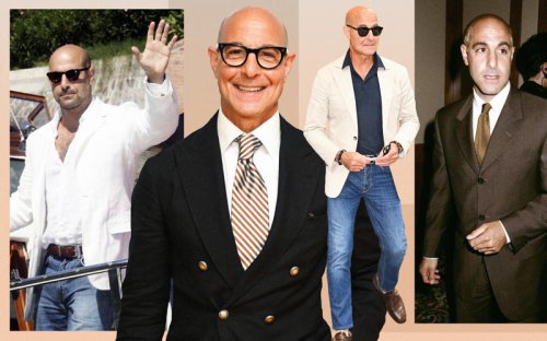 Every man should want to dress like Stanley Tucci