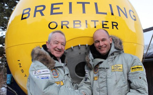 I rang my wife from the balloon to say, 'We're probably not going to make it'