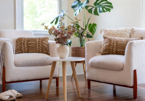 White Boucl&eacute; Accent Furniture, Oversized White Lanterns, Faux Olive Trees, Scalloped Decor, Rattan Furniture and Accessories, Fluted Everything, Stop buying these 6 home items&mdash;designers say they&rsquo;re already out