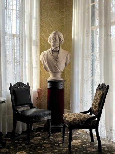 You can visit Frederick Douglass' historic home in Washington, DC
