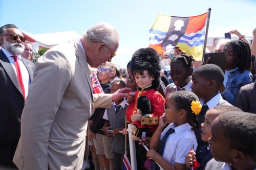 Why King Charles was bemused by one young royal fan's festive outfit during his visit to Bermuda