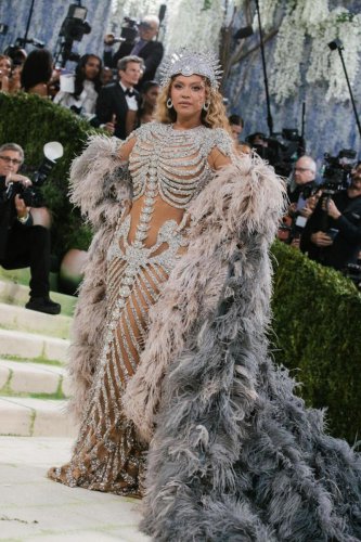 Sabrina Carpenter wears custom Dior 'Sabrina' dress at Met Gala 2026