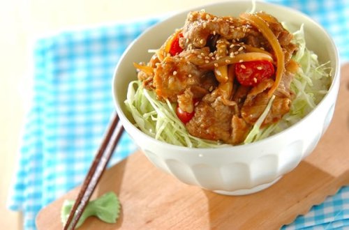 「豚こまのショウガ焼き丼」の作り方~「豚こま切れ肉」を使った簡単人気レシピまとめ~
