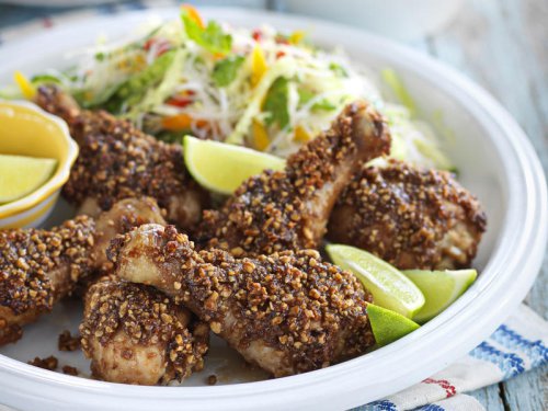 Ingredients, Method, Test Kitchen tip, How long do air fryer chicken drumsticks take to cook?, What to serve with chicken drumsticks, More chicken drumstick recipes, Air fryer chicken drumsticks