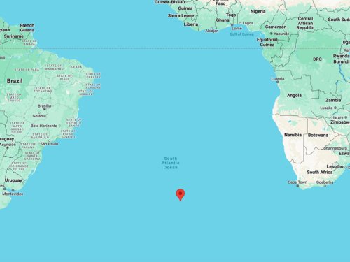 See what life is like in the world's most isolated settlement, which sits at the foot of an active volcano in the South Atlantic Ocean