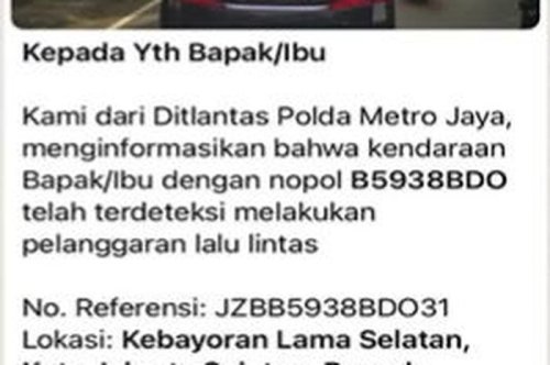 Konsekuensi Tanggung Sendiri, Ini Akibat Telat Konfirmasi dan Bayar Denda Tilang Elektronik
