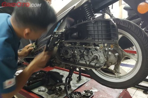 Ternyata di Sinilah Biang Keladi Bunyi Kasar Dari Area CVT Motor Matic