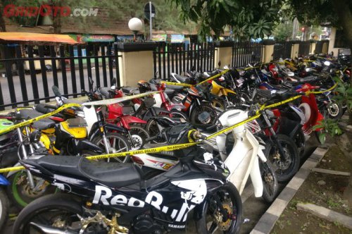 Wajib Diurus, Ini Cara dan Biaya Ambil Motor Yang Disita Polisi