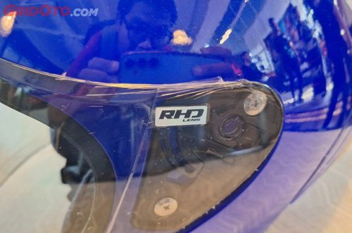 helm, visor, revolution high definition (RHD lens), Pandangan  Tetap Jernih Saat Hujan dan Kabut, Harga Visor Canggih NHK Cuma Segini