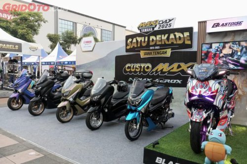 YIMM, NMAX Turbo, maxi day 2025, maxi day kudus, 1 dekade NMAX, Rangkaian Hajatan Tahunan MAXI Day 2025 Resmi Dimulai di Kudus Jawa Tengah, NMAX Jadi Artis Utama