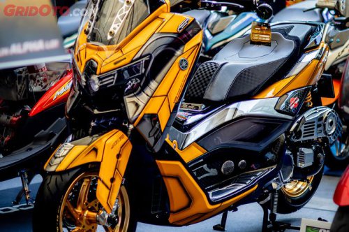 Modifikasi Yamaha NMAX Neo, Berubah Robot Bumblebee Versi Motor