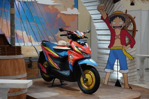 honda beat, monkey d. luffy, pt wahana makmur sejati, beat, honda beat one piece, Honda BeAT One Piece Nongol di Ajang AFA 2025, Adopsi Karakter Luffy