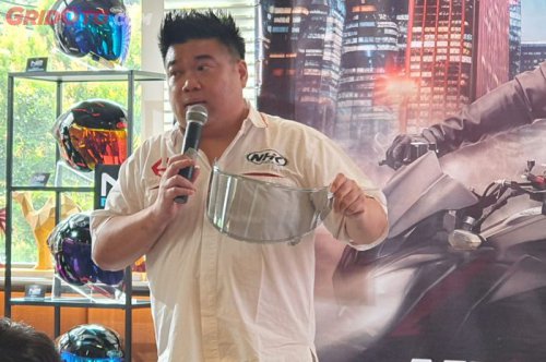 helm, visor helm, revolution high definition (RHD lens), NHK Luncurkan Visor Helm Canggih, Tetap Jernih Saat Hujan dan Kabut