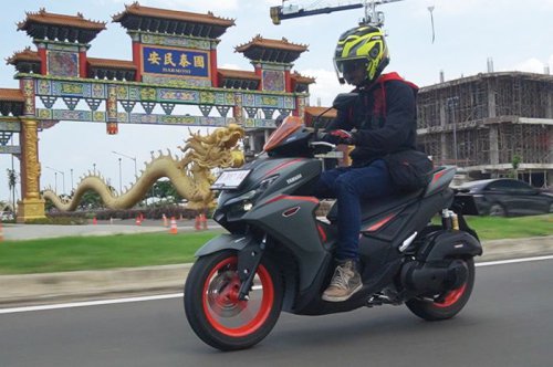 Konsumsi Bensin Yamaha Aerox Turbo, Mode S dan T Bedanya Banyak?