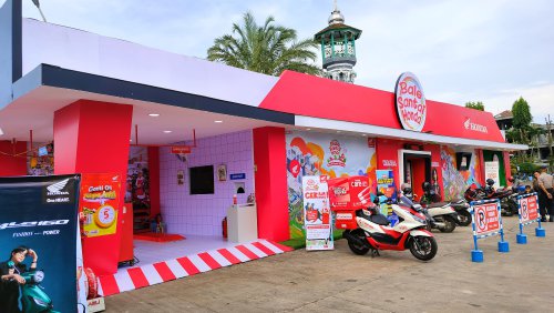 mudik, wahana, posko mudik, bale santai honda, Bale Santai Honda 2026, Mudik Jadi Nyaman, Wahana Hadirkan Bale Santai Honda 2026  di SPBU Kawidaran
