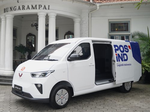 wuling, pos indonesia, wuling motors, Mobil Listrik Wuling, mobil logistik, Canggih! Puluhan Unit Mobil Listrik Wuling Jadi Armada Logistik Pos Indonesia