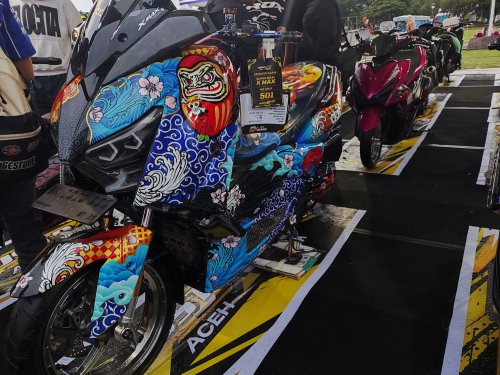 Yamaha Lexi, customaxi, modifikasi maxi yamaha, Yamaha XMAX Rp 400 Juta, CustoMAXI 2025 Aceh, CustoMAXI 2025 Aceh Jadi Penutup, XMAX Sultan Ini Juara Satu Dengan Budget Rp 400 Jutaan