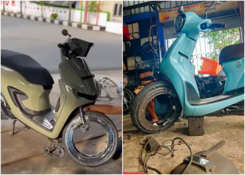 pelek, modifikasi motor, hubless, Chardo Motor, Modifikasi Hubless Ramai Lagi, Filano Hingga Stylo Pakai Pelek Bolong