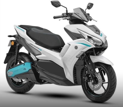motor listrik yamaha, yamaha india, Yamaha Aerox listrik, yamaha aerox-e, Aerox-E, Aerox Versi Tanpa Knalpot Dirilis, Mesin Diganti Baterai yang Mampu Tempuh 106 Km