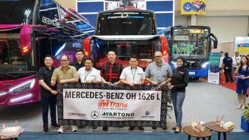 mercedes benz, adiputro, Dcvi, Dari Pameran BSD, Bus Mercedes-Benz Jadi Sorotan Lewat Kolaborasi DCVI dan Karoseri Lokal