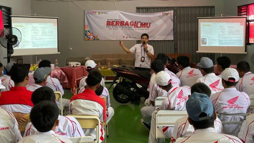 Ribuan Pelajar SMK Panen Ilmu di AHBI, AHM Beberkan Teknologi Honda Terbaru