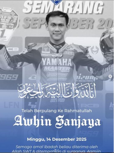 Sumatera Cup Prix 2025 Berduka, Ini Kronologi Tewasnya Pembalap Sulsel Awhin Sanjaya