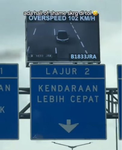 Mata-mata Kecepatan Mobil di Jalan Tol Makin Canggih, Pelaku Langsung Ditampilkan ke Layar Besar