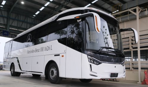 ekspor, karoseri laksana, Mercedes-Benz OH 1626, Daimler Commercial Vehicle Indonesia (DCVI), Bus Mercedes-Benz OH 1626 L Buatan Cikarang Tembus Pasar Thailand