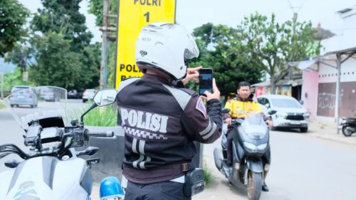 Gak Bisa Menghindar Lagi, Tilang Elektronik Handheld Bakal Diterapkan