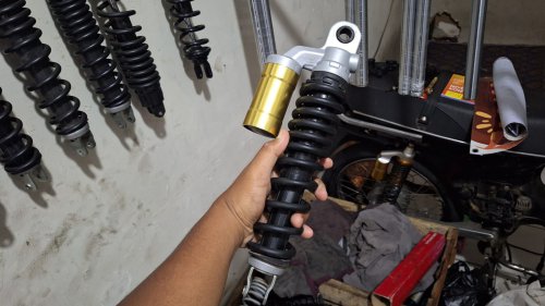 Persiapan Turing Lebaran, Segini Biaya Servis Sokbreker Tabung Motor