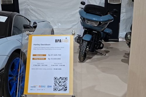 Buka Harga Rp 87 Juta, Harley-Davidson Road Glide Eks Rajo Emirsyah Laku Dilelang Rp 901 Juta