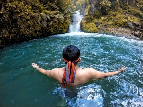 Curug Tilu Leuwi Opat Parongpong Kabupaten Bandung Barat