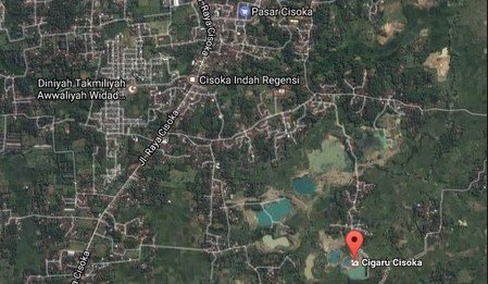 Letak Lokasi, Rute Perjalanan, Daya Tarik, Indah Tapi Berbahaya, Fasilitas, Telaga Biru Cisoka Indah Tapi Berbahaya, Benarkah?