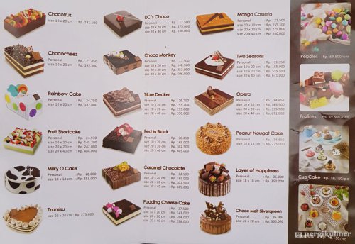 Daftar Harga Menu, Daftar Harga Minuman, Cabang Outlet, Apa Istimewanya?, Dapur Chocolate Corner, Dapur Cokelat di Jakarta Barat
