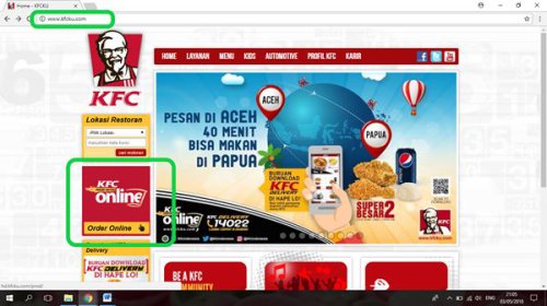Cara Pesan Makanan di Store KFC, Cara Pesan Makanan di KFC Melalui Website, Cara Pesan Makanan di KFC Melalui Telepon, Cara Pesan KFC Lewat GoJek, Cara Pesan Makanan di KFC Melalui Store dan Online