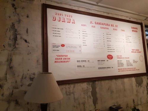 Kopi Toko Djawa, Tempat Ngopi Enak di Bandung