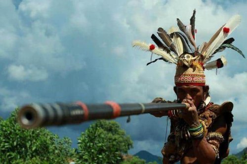 1. Sumpit, 2. Mandau, 3. Gayang, 4. Telawang atau Perisai, 5. Dohong, 6. Lonjo atau Tombak, 7. Bujak, 8. Keris, Top 8+ Senjata Tradisional Kalimantan Timur yang Eksotis