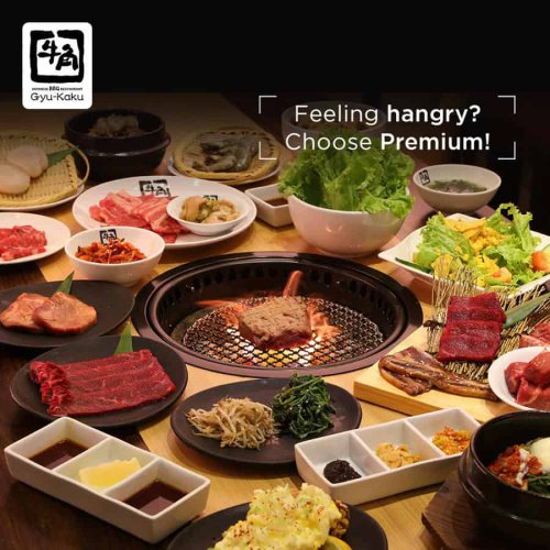 1. Gyu-Kaku Japanese Wagyu, 2. Gyu-Kaku Dragon Karubi, 3. Gyu-Kaku Beef King Harami, 4. Gyu-Kaku Negi Karubi, 5. Gyu-Kaku Beef Tongue, 6. Gyu-Kaku Seafood Platter, 7. Gyu-Kaku Sushi, 8. Gyu-Kaku Rice, 9. Gyu-Kaku Milk Pudding, 10. Gyu-Kaku Ice Cream, Top 10+ Menu di Restoran AYCE Gyu-Kaku yang Harus Dicoba