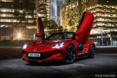MG Cyberster Malaysian gallery &ndash; check out this RM320k scissor-doored 544 PS AWD EV roadster