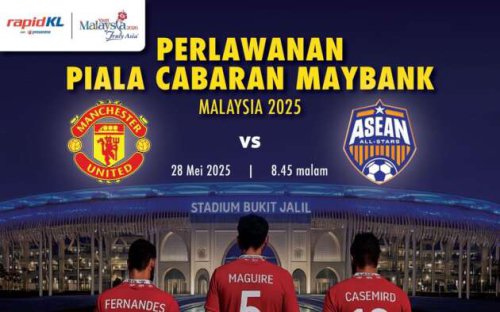 Manchester United vs ASEAN All-Stars, May 28 &ndash; LRT Bukit Jalil operations extended to 12.30 am tonight