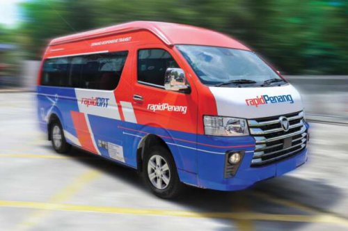 Rapid Penang On-Demand van service expanded &ndash; seven new zones in three-month trial from May 31