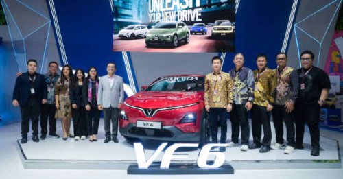 VinFast VF6 debuts in RHD form in Indonesia &ndash; B-seg EV SUV with up to 399 km WLTP range; from RM103k
