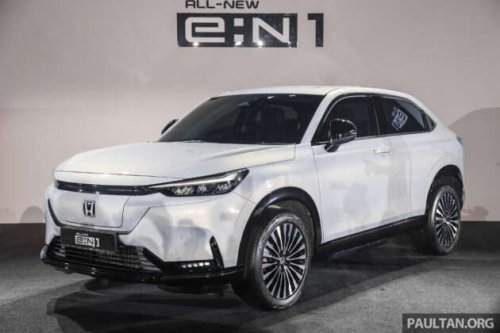 Honda e:N1 launched in Malaysia &ndash; 204 PS/310 Nm EV HR-V with 412 km WLTP range; one variant, RM149,900