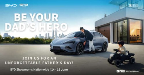 Book a BYD this Father&rsquo;s Day from June 14-15 &ndash; great deals; stand to win Jacky Cheung&rsquo;s 60+ Concert VIP tix
