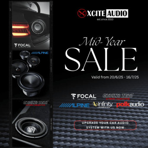 Upgrade your car audio performance with speaker kits from Xcite Audio &ndash; only RM1.2k; Focal, Infinity, Alpine