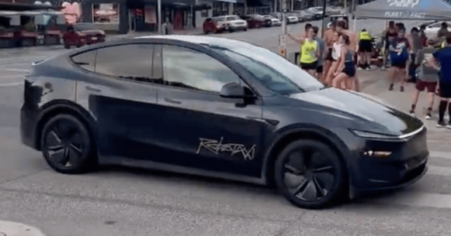 &lsquo;Unsupervised&rsquo; Tesla Robotaxi based on new Model Y sighted on test, public rides to begin June 22